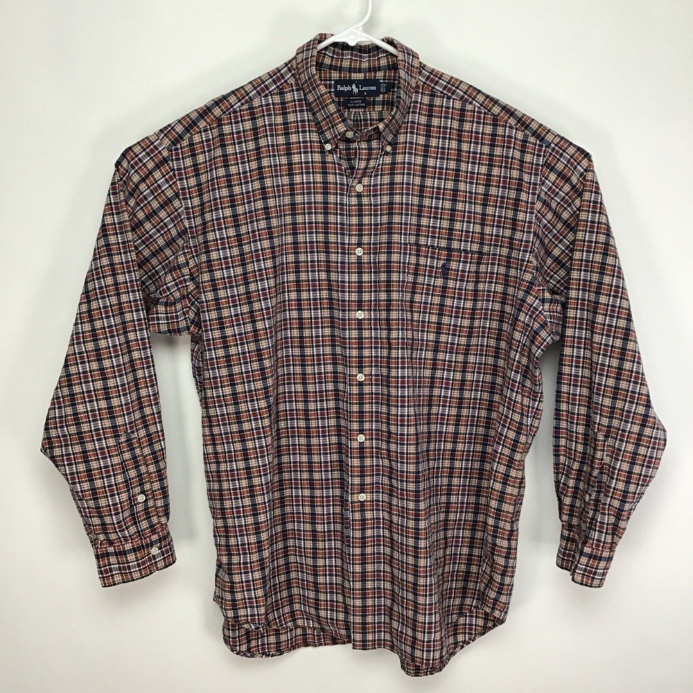 Ralph Lauren Blaire men’s long sleeve button down cotton shirt XL